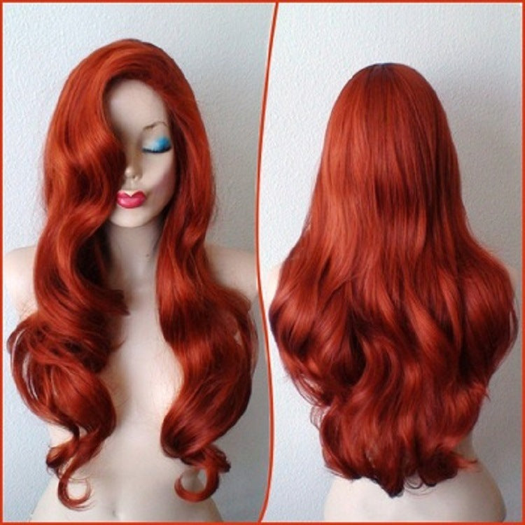 Women's Copper Anime Long Curly Hair