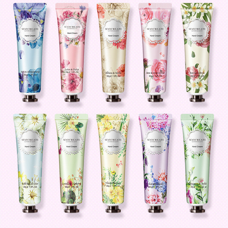 Floral Fragrance 30g Moisturizing Hand Cream Cosmetics