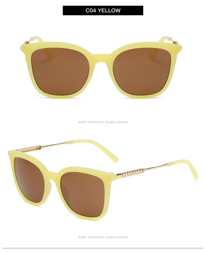 Metal Hollow Sunglasses Vintage Street Shot Sunglasses