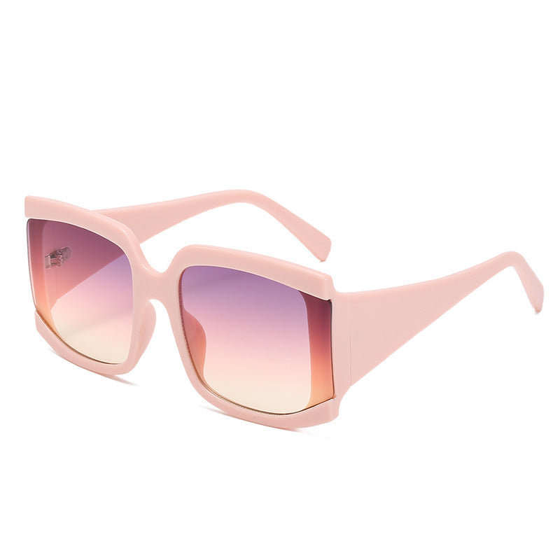 Square Large Frame Sunglasses Fashion Trend Sunglasses