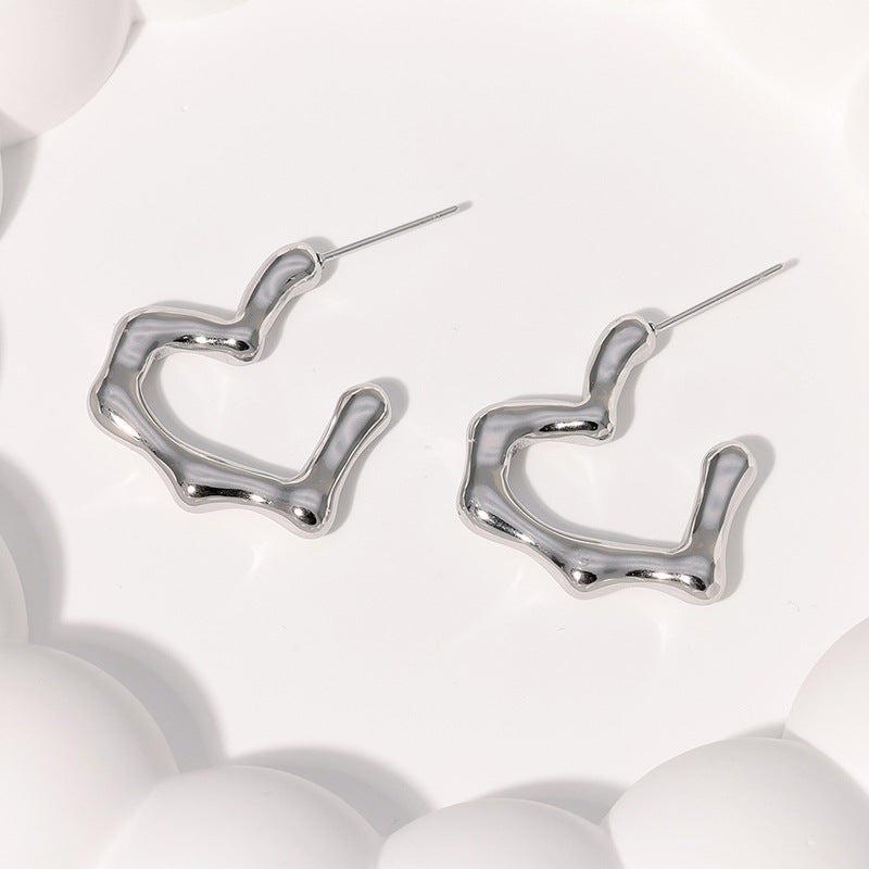 Fashion Design Sense Titanium Steel Ear Studs