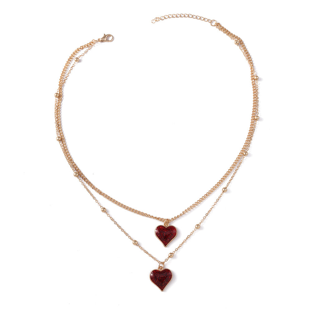 Women's Fashion Love Multi-layer Necklace