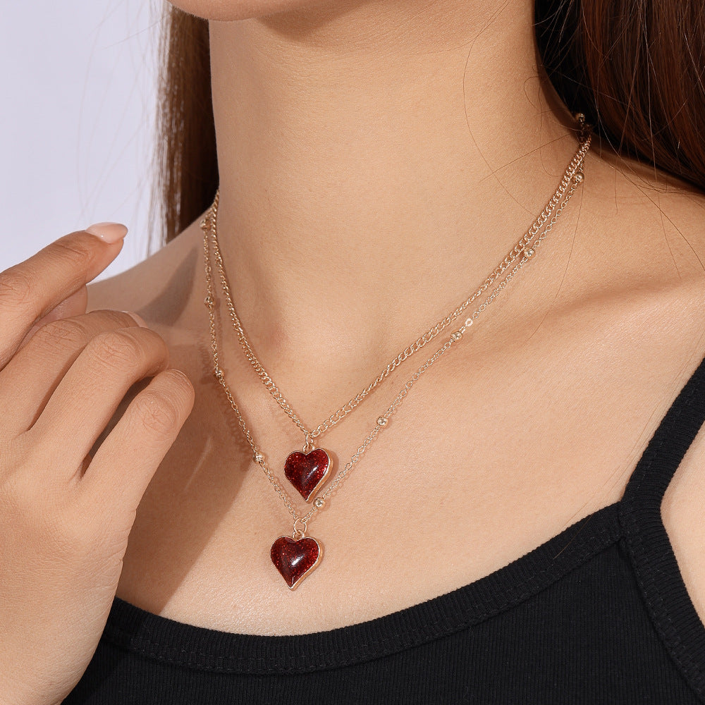 Women's Fashion Love Multi-layer Necklace