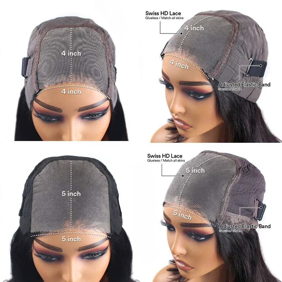 Hd Lace Frontal Curly Glueless Wigs